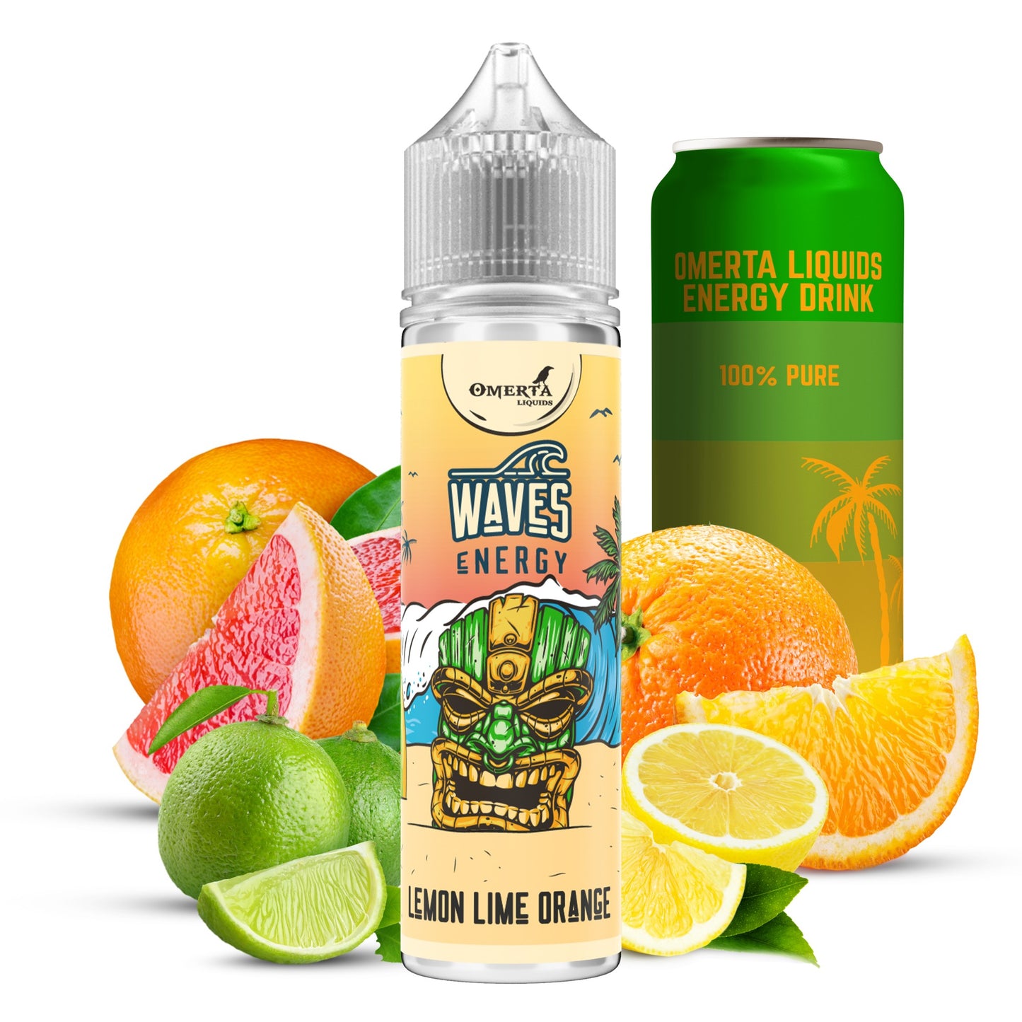 Omerta - Waves Energy - Lemon Lime Orange 60ml