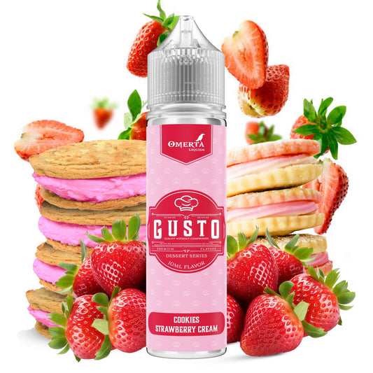 Omerta - Gusto - Cookies Strawberry Cream 60ml