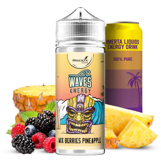 Omerta - Waves Energy - Mix Berries Pineapple 120ml