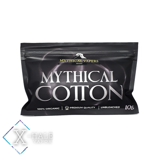 Οργανικό βαμβάκι ατμίσματος 10γρ. Mythical Cotton από τους Mythical Vapers μπροστινή όψη