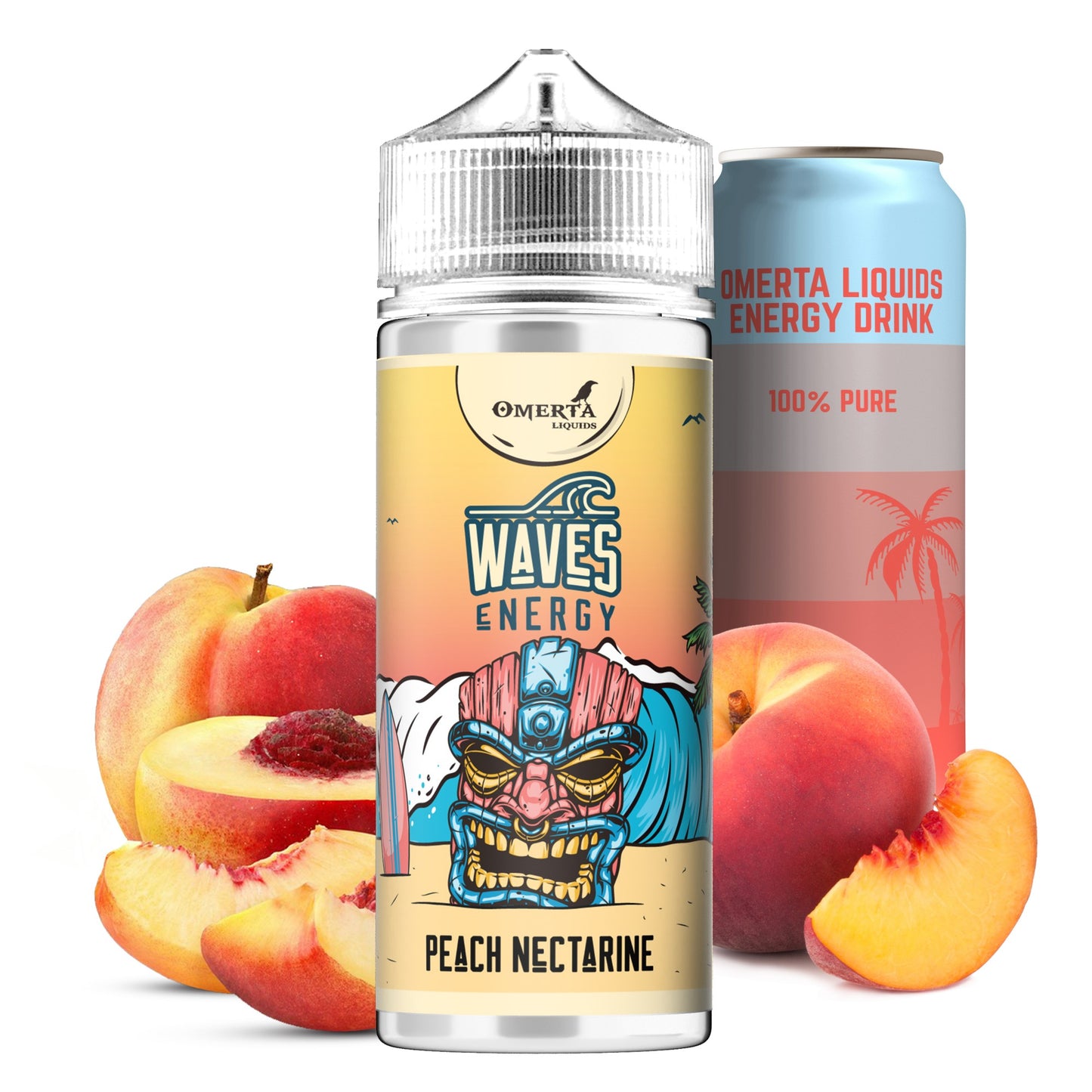 Omerta - Waves Energy - Peach Nectarine 120ml