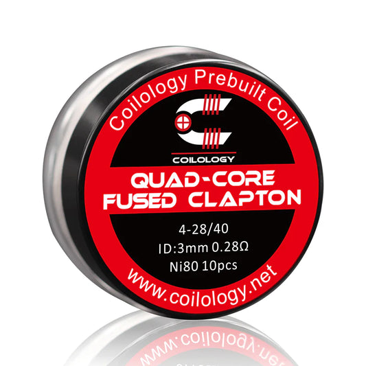 Coilology - Quad Cored Fused Clapton 0.28 ohm