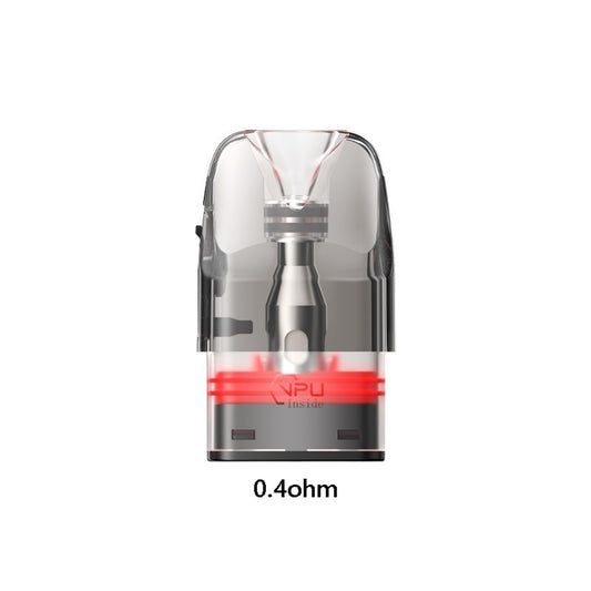 Ανταλλακτικό δοχείο με αντίσταση GeekVape Q cartridge με γέμισμα στο πλάι και 0.4 ohm