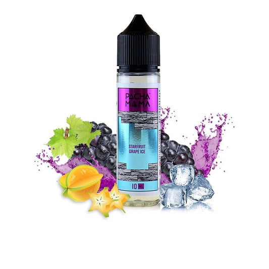 Pacha Mama Starfruit Grape Ice υγρό αναπλήρωσης με ασιάτικου Starfruit και σταφυλιού με πάγο - flavorshot e-liquid