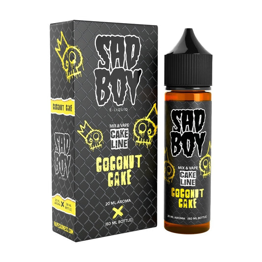 Sad Boy Cake Line Coconut Cake 60ml - υγρό αναπλήρωσης με γεύση κέικ καρύδας - flavorshot e-liquid